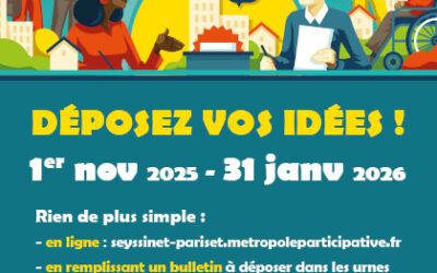 Budget participatif 2026 : Dépôt d’idées