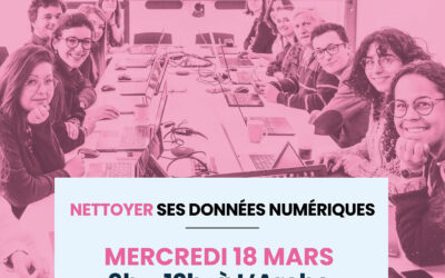 Atelier numérique – Nettoyer ses données numériques