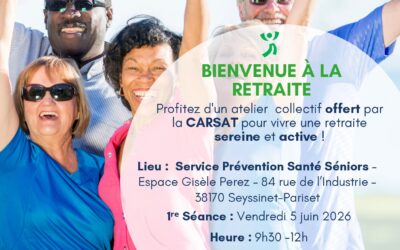 Cycle ateliers – « Bienvenue à la retraite »