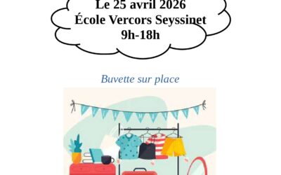 Brocante de l&rsquo;école Vercors