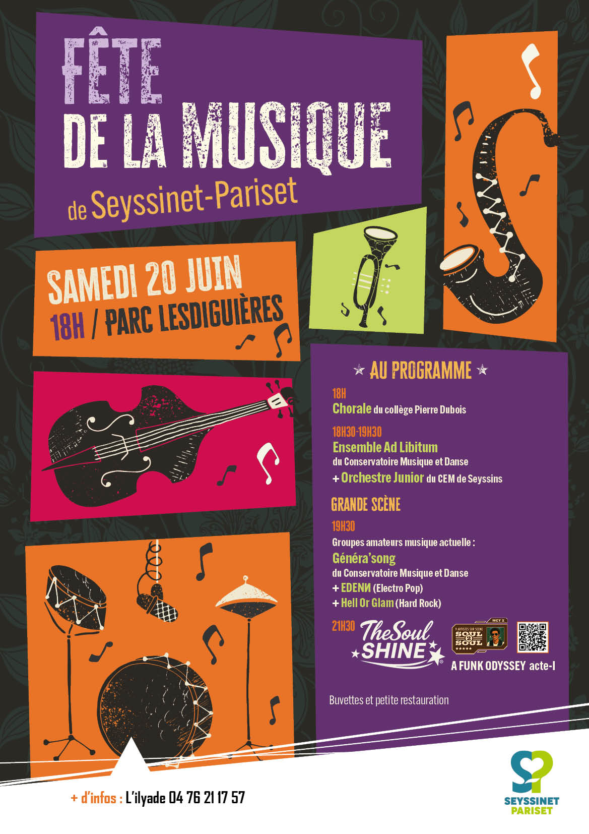 Affiche A3 Fete musique BD