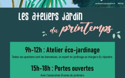 Atelier éco-jardinage et portes ouvertes