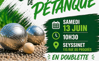 Tournoi de pétanque