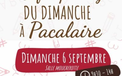 Café partagé du dimanche à Pacalaire