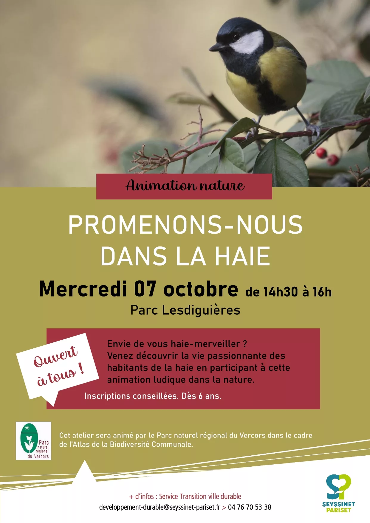 Affiche anim haie