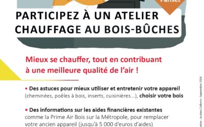 Atelier chauffage au bois-bûches